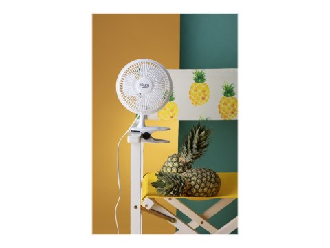 Adler Adler | Fan with clip | AD 7317 | Table Fan | White | Diameter 15 cm | Number of speeds 2 | 30 W | No