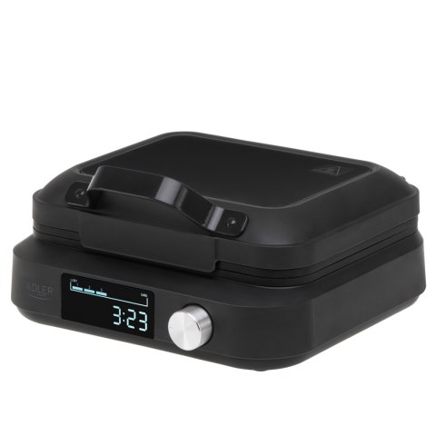 Adler Adler Waffle Maker with LED Display | AD 3087 | 2200 W | Number of pastry 2 | Belgium | Black