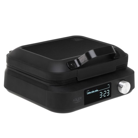 Adler Adler Waffle Maker with LED Display | AD 3087 | 2200 W | Number of pastry 2 | Belgium | Black