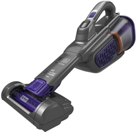 BLACK & DECKER BLACK & DECKER Vacuum Cleaner | BHHV520BFP-QW | Cordless operating | 18 V | Black/Purple