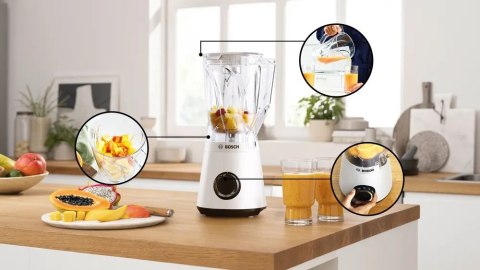 Bosch Bosch Blender | MMB6141W VitaPower Series 4 | Tabletop | 1200 W | Jar material Tritan | Jar capacity 1.5 L | White