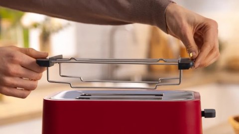 Bosch Bosch Compact Toaster | TAT3M124 MyMoment | Number of slots 2 | Housing material Plastic | Red