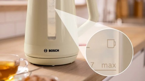 Bosch Bosch Kettle | TWK1M127 | Electric | 2400 W | 1.7 L | Plastic | Creamy