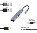 Cablexpert Cablexpert USB Type-C 5-in-1 multi-port adapter (Hub + HDMI + PD + stereo audio) | A-CM-COMBO5-02