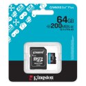 Kingston Kingston | Canvas Go! Plus | 64 GB | SD | Flash memory class Class 10, UHS-I, U3, V30, A2