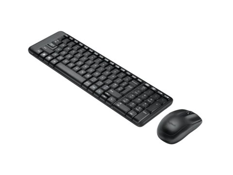 Logitech Logitech | Combo Wireless Keyboard and Mouse | MK220 | Keyboard and Mouse | Wireless | Mouse included | US | Black | N/A