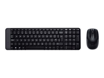 Logitech Logitech | Combo Wireless Keyboard and Mouse | MK220 | Keyboard and Mouse | Wireless | Mouse included | US | Black | N/A