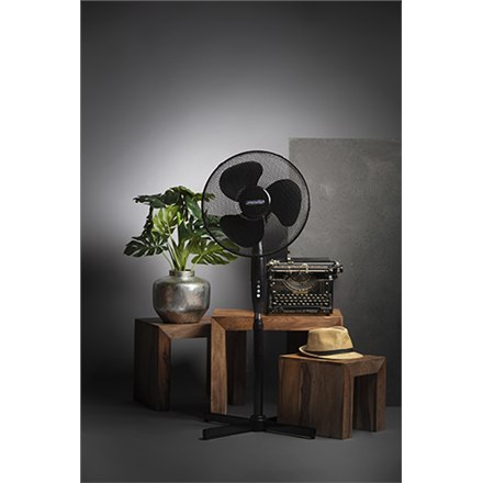 Mesko Mesko | Fan | MS 7311 | Stand Fan | Black | Diameter 40 cm | Number of speeds 3 | Oscillation | 45 W | No