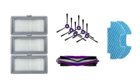 Midea Midea | Spare Parts Kit: 6x Side Brush, 1x Main Brush, 3x HEPA Filter, 2x Mopping Cloth for I5C