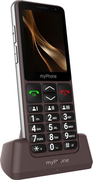 MyPhone MyPhone Bueno LTE Praline Collection | Brown | 2.8 " | IPS | 48 MB | 128 MB | Single SIM | MicroSD | 3G | Bluetooth | Main camer