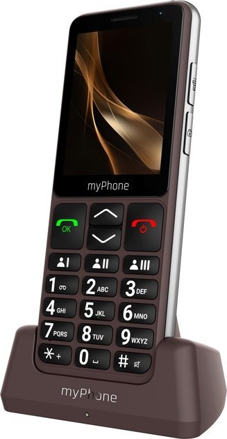 MyPhone MyPhone Bueno LTE Praline Collection | Brown | 2.8 " | IPS | 48 MB | 128 MB | Single SIM | MicroSD | 3G | Bluetooth | Main camer