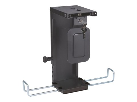 Neomounts Neomounts CPU-D075BLACK/LK CPU/PC holder - max 10 kg - lockable (incl. lock) - h 20-36 cm - w 5-10 cm - universal - black