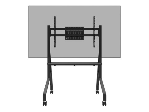 Neomounts Neomounts MOVE Go FL50-525BL1 TV trolley - 55-86" - max 76 kg - manual h 106-136 cm - VESA 100x100-900x600 - incl. hardware shel