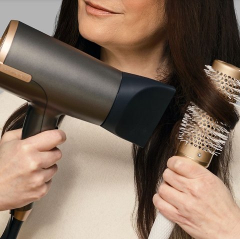 REMINGTON Remington | Hair dryer | D6077 | 2000 W | Number of temperature settings 3 | Ionic function | Diffuser nozzle | Grey