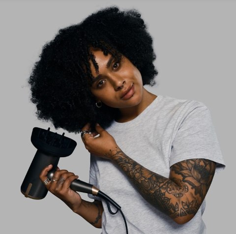 REMINGTON Remington | Hair dryer | D6077 | 2000 W | Number of temperature settings 3 | Ionic function | Diffuser nozzle | Grey