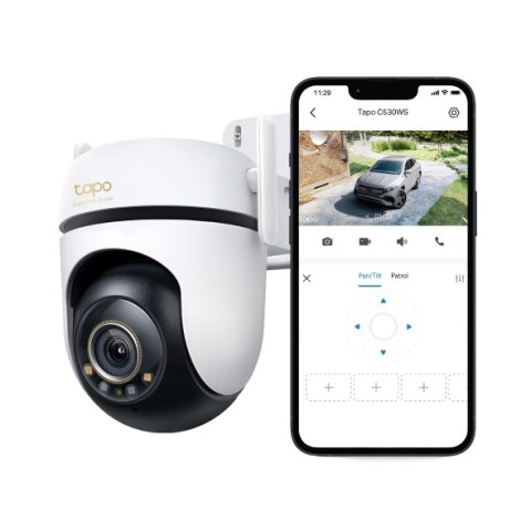 TP-LINK TP-LINK | Outdoor Pan/Tilt Security Wi-Fi Camera | Tapo C530WS | Dome | 5 MP | 3.2 mm/ F1.6 | IP66 | H.264 | Micro SD, Max. 512 