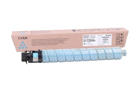OEM Oryginalny Toner Cyan Ricoh MPC2003, MPC2004, MPC2011, MPC2503, MPC2504 (841928)