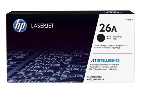 Hewlett-Packard Toner HP czarny HP 26A, HP26A=CF226A, 3100 str.
