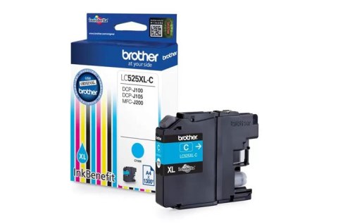 Brother Tusz Brother niebieski LC525XLCAP2=LC-525XLC, 1300 str.