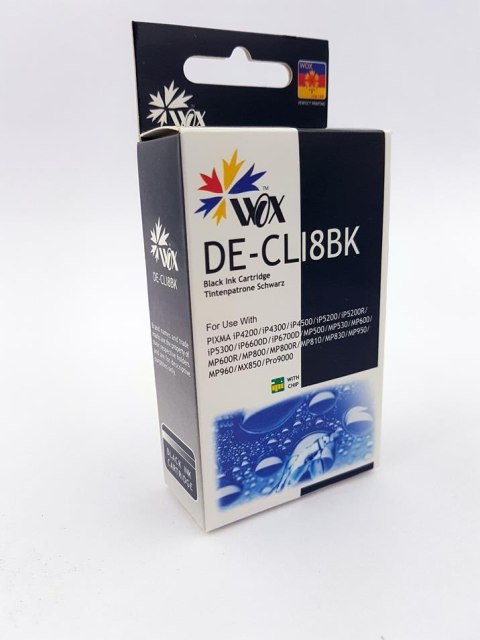 Wox Tusz Wox Black Canon CLI 8BK zamiennik CLI8BK