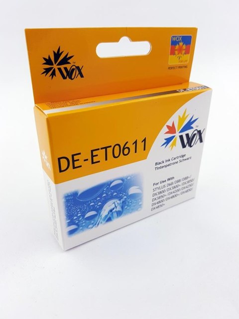 Wox Tusz Wox Black EPSON T0611 zamiennik C13T06114010