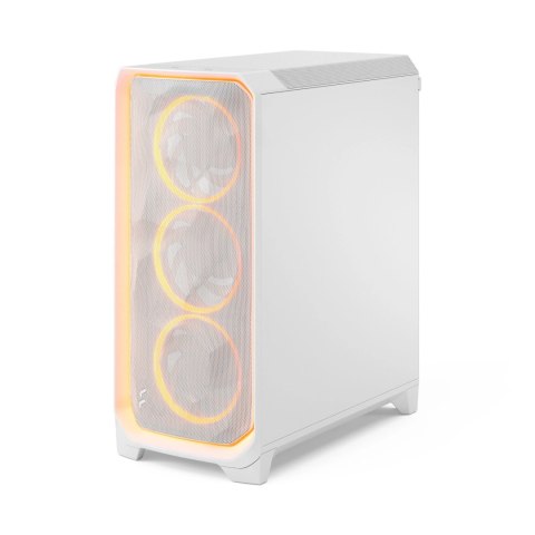 Fractal Design Fractal Design Meshify 3 | Ambience Pro RGB White TG Clear Tint | ATX | Power supply included No