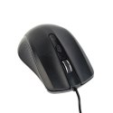 Gembird Gembird MUS-4B-01L Przewodowa mysz optyczna, USB, czarna, kabel 1,8 m | Gembird