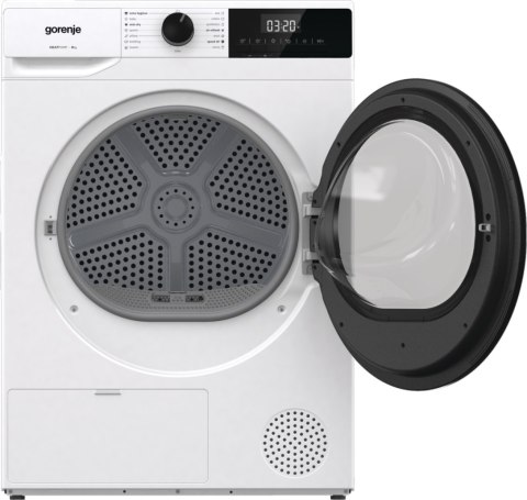 Gorenje Gorenje Dryer Machine | DHNE82 | Energy efficiency class Class A++ | Front loading | 8 kg | LED | Depth 55 cm | White