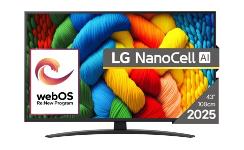 LG LG 43NANO81A3A | 43 | Smart TV | webOS 25 | UHD
