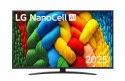 LG LG 50NANO81A3A | 50 | Smart TV | webOS 25 | UHD | Czarny