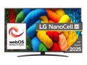 LG LG 50NANO81A3A | 50 | Smart TV | webOS 25 | UHD | Czarny
