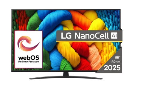 LG LG 55NANO81A3A | 55 | Smart TV | webOS 25 | UHD