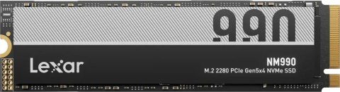Lexar Lexar SSD | NM990 | 4000 GB | Format dysku SSD M.2 2280 | Interfejs dysku półprzewodnikowego PCIe Gen 5x4 | Prędkość odczytu 140