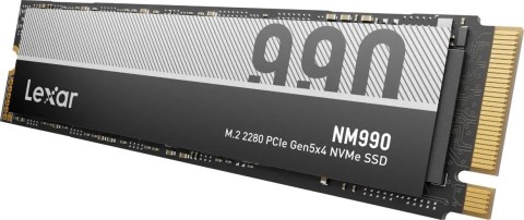 Lexar Lexar SSD | NM990 | 4000 GB | Format dysku SSD M.2 2280 | Interfejs dysku półprzewodnikowego PCIe Gen 5x4 | Prędkość odczytu 140