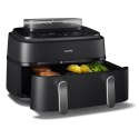 Philips Philips | Airfryer z podwójnym koszem | NA551/00 Seria 5000 | Moc 2750 W | Pojemność 9 l | RapidAir Plus i Air Steam | Czarny