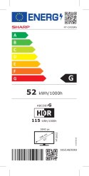 Sharp Sharp 43GR8265E | 43" | Smart TV | Google TV | 4K Ultra HD