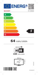 Sharp Sharp 50GR8265E | 50" | Smart TV | Google TV | 4K Ultra HD