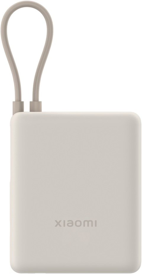 Xiaomi Power Bank Xiaomi 33W (zintegrowany kabel) | 10000 mAh | USB-C | Tan