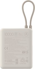 Xiaomi Power Bank Xiaomi 33W (zintegrowany kabel) | 10000 mAh | USB-C | Tan