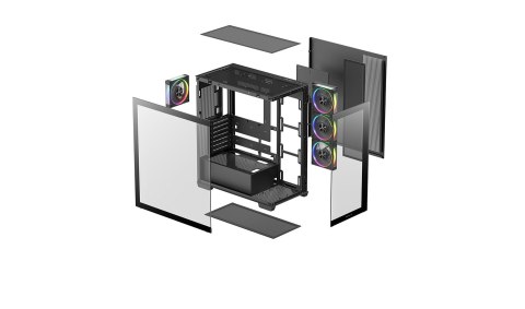 Deepcool Deepcool Case | CG580 4F V2 | Black | ATX | Power supply included No