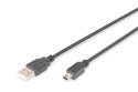 Digitus Kabel połączeniowy Digitus, 1,8 m | AK-300108-018-S | USB Typ A do USB Mini B