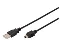 Digitus Kabel połączeniowy Digitus, 1,8 m | AK-300108-018-S | USB Typ A do USB Mini B