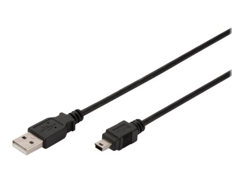 Digitus Kabel połączeniowy Digitus, 1,8 m | AK-300108-018-S | USB Typ A do USB Mini B