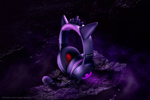 Razer Razer Headset | Kraken Kitty V2 | Przewodowy | Nauszny | Mikrofon | Redukcja szumów | Gengar Edition