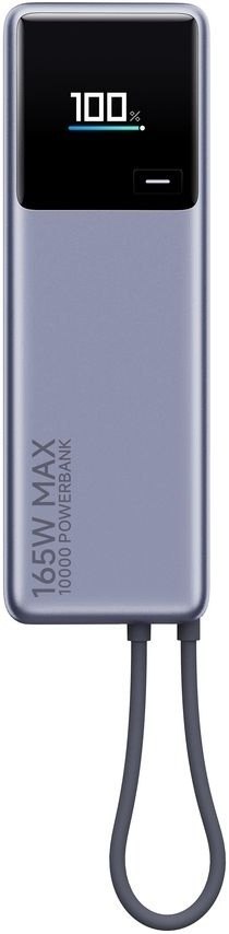 Xiaomi Power Bank Xiaomi 165W (zintegrowany kabel) | 10000 mAh | USB-C | Szary