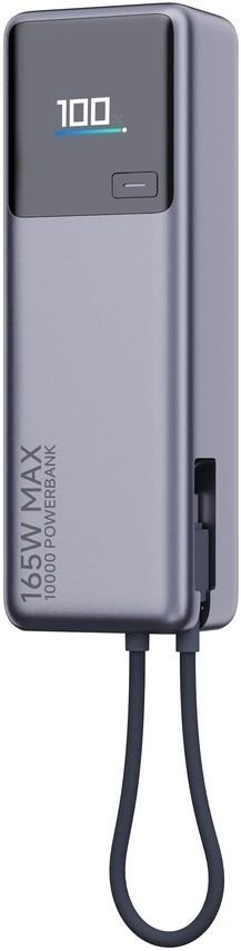 Xiaomi Power Bank Xiaomi 165W (zintegrowany kabel) | 10000 mAh | USB-C | Szary