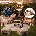 DUŻY GRILL WĘGLOWY NA KÓŁKACH Z PÓŁKAMI KLAUSBERG KB-9033