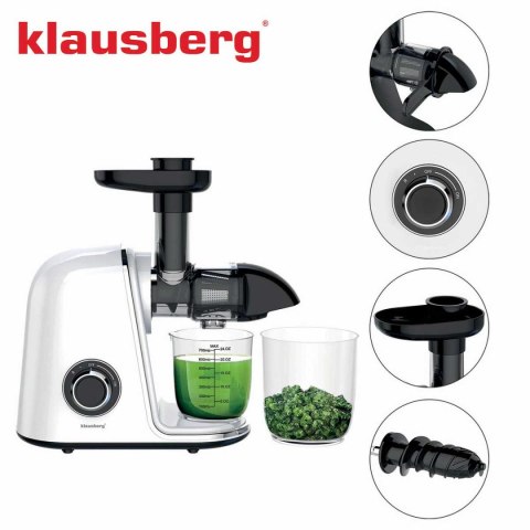SOKOWIRÓWKA WYCISKARKA WOLNOOBROTOWA KLAUSBERG KB-7869