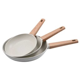 ZESTAW 3 PATELNI MARMURKOWYCH BERGNER BG-34741 NATURALLY
