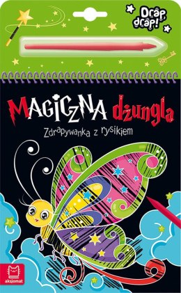 Zdrapywanka z rysikiem Magiczna dżungla 3739 35206 AKSJOMAT
